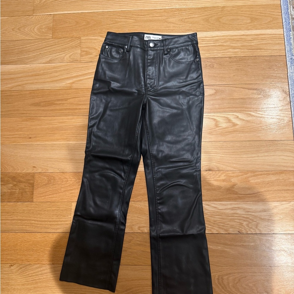 Black Leather Pants